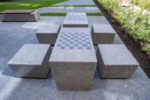 Concrete Chess Table