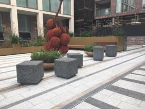 Rossa Concrete Cube Seat