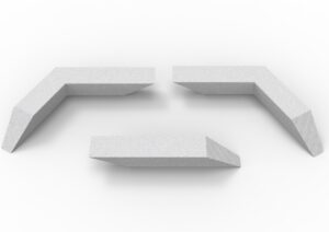 Delaware Bench modular concrete bench by Urbancrete Ireland