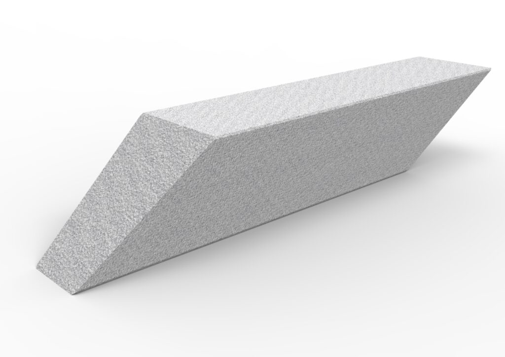 modular concrete bench