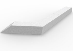 Delaware Bench modular concrete bench by Urbancrete