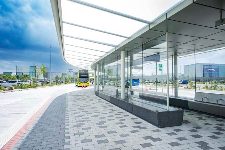 concrete benches project in Dublin by Urbancrete