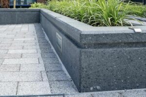 Notre Dame concrete finish