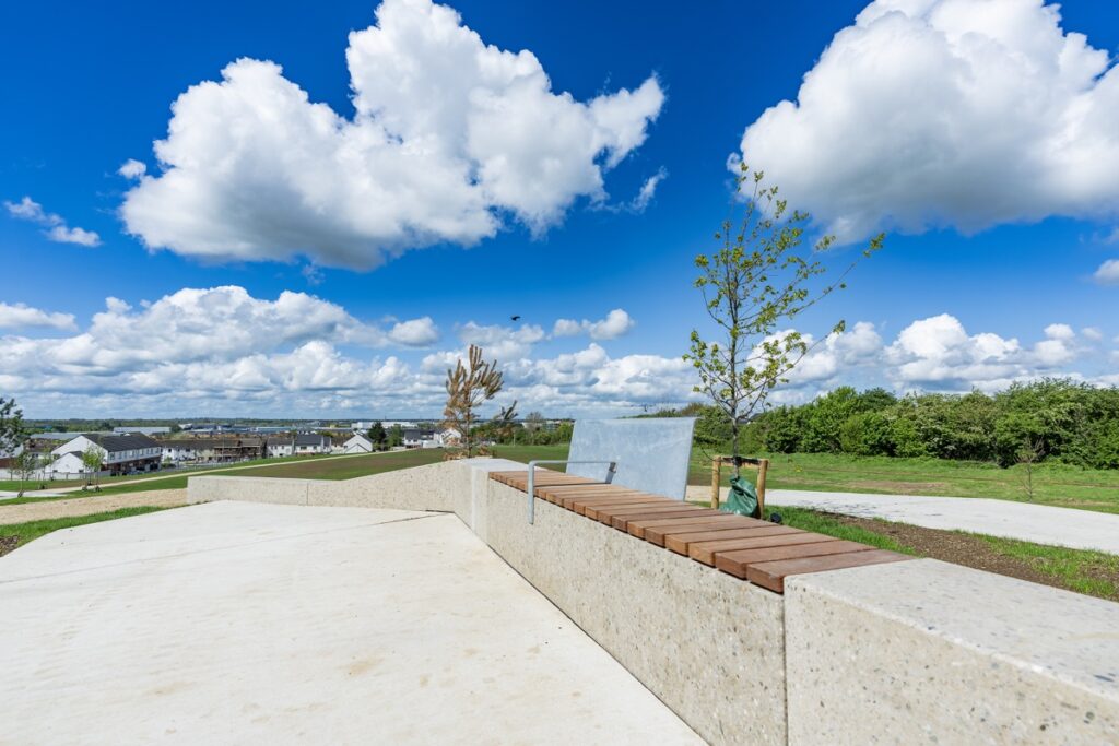 Concrete bench Churchfields Dublin